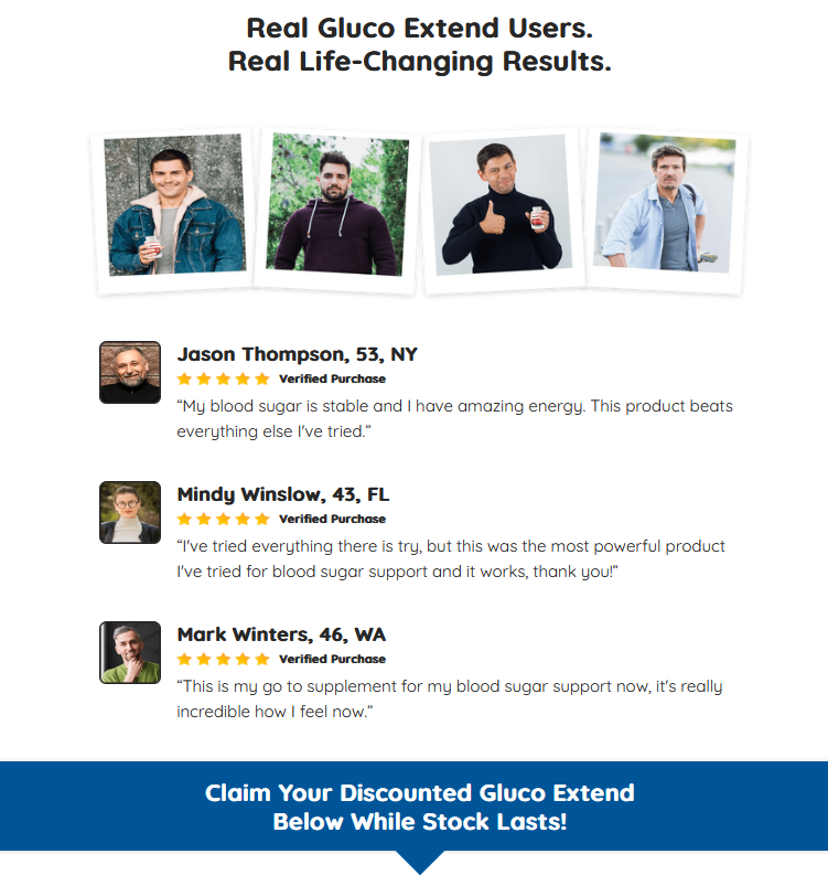 Gluco Extend Reviews