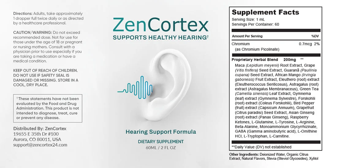 Zencortex Label